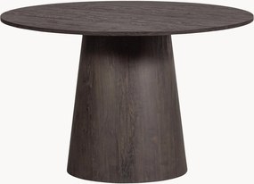 Mesa de jantar redonda com efeito madeira Maan