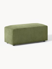 Corduroy Sofa Ottoman Melva, W 99 x D 42 cm
