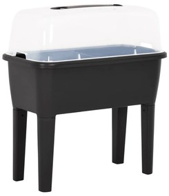 vidaXL Canteiro elevado 77x38,7x82 cm PP