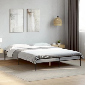 Estrutura de cama 120x190 cm derivados madeira/metal