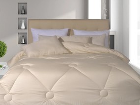 Edredão 180x240 algodão cetim orgánico 300 fios - Edredão cama 105 cm - Edredon quente inverno 350 gr./m2