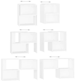 Móvel de TV 104x30x52 cm derivados de madeira branco