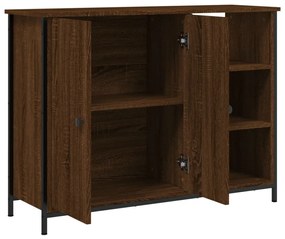 Aparador 100x33x75 cm derivados de madeira carvalho castanho