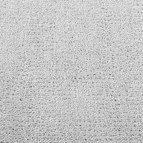 Tapete de pelo curto OVIEDO 100x200 cm cinzento