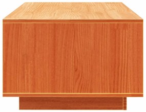 Mesa de centro 110x50x33,5 cm pinho maciço castanho mel