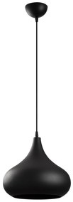Candeeiro de Teto Saglam – Preto e Ouro – Diâmetro 30 cm x Altura 126
