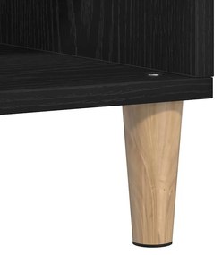 Buffet vidaXL Preto Carvalho 103,5x35x70 cm Madeira de Engenharia