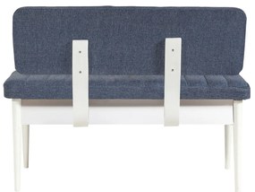 Banco Vina – Branco/Azul Escuro – 110 cm x 85 cm x 40 cm