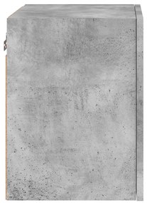 Móveis de parede p/ TV 2pcs 40,5x30x40cm madeira cinza cimento