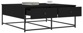 Mesa de centro 100x99x40 cm derivados de madeira preto