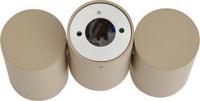 Foco de teto moderno orientável de 2 luzes taupe - Michael