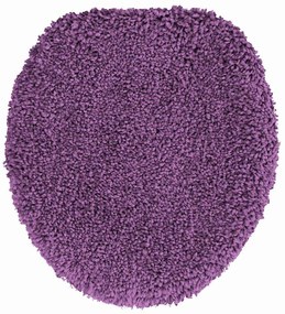 Conjunto de Tapetes de Banho em 3 Peças Roxo Polipropileno Antiderrapa