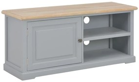 vidaXL Móvel de TV 90x30x40 cm madeira cinzento