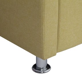 Poltrona em forma de cubo tecido verde