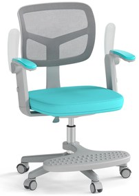 Cadeira de estudo infantil com altura ajustável para meninos e meninas de 3 a 10 anos - rosa