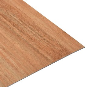 Tábuas de soalho autoadesivas 5,11 m² PVC madeira clara