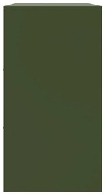 Aparador 99x39x73 cm aço verde azeitona