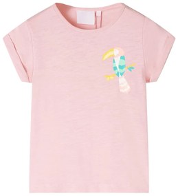 T-shirt de criança rosa-claro 116