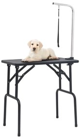 Mesa de grooming ajustável para cães com 1 laço