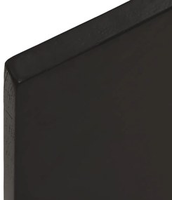Prateleira de parede 60x10x2cm carvalho tratado castanho-escuro