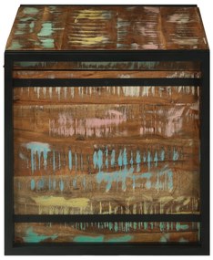 Caixa de Armazenamento Multicolorido 80x50x50 cm Madeira Sólida Recupe