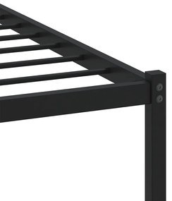 Cama sem colchão com cabeceira 80x200 cm carvalho castanho