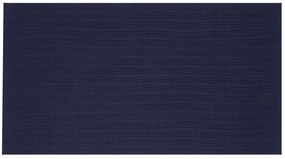 Manta decorativa em algodão azul escuro 110 x 180 cm ANAMUR Beliani