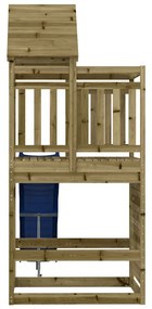Conjunto de brincar para exterior madeira de pinho impregnada