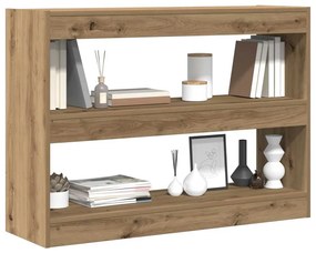 Estante/Divisor de Ambiente vidaXL - Carvalho Artisan - 100x30x72 cm -