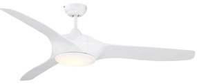 HOMCOM Ventoinha de Teto Diâmetro 132cm com Luz LED Controle Remoto 3