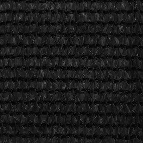 Tela de varanda 120x500 cm PEAD preto