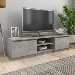 Móvel de TV Infinity de 140cm - Cinzento Cimento - Design Moderno