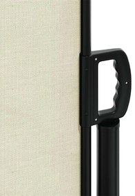 Toldo lateral retrátil 100x300 cm cor creme