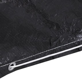 Capas de jardim para barbecue a gás 2 pcs 6 ilhós 170x90x60 cm