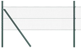 Cerca Hexagonal vidaXL Cinza 0,5x50 m Aço