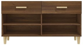 Sapateira 102x35x55 cm derivados de madeira carvalho castanho