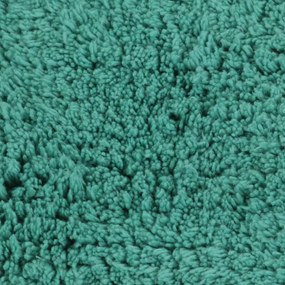 Conjunto tapetes de casa de banho 2 pcs tecido turquesa