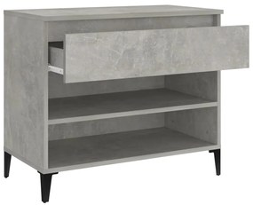 Sapateira 70x36x60 cm derivados de madeira cinzento cimento
