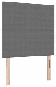 Luz de Cabeceira LED Cinza 90 cm Tecido de Corduroy