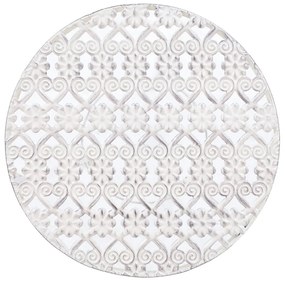 Suporte para plantas 3 pcs estilo vintage metal antigo branco