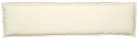 Cushions de Palete para Banco 2 pcs Creme 150x40x8 cm Tecido Oxford