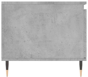Mesa de centro 100x50x45 cm derivados madeira cinzento cimento