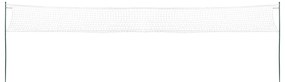 Conjunto de badminton com 4 raquetes e rede 620x151 cm