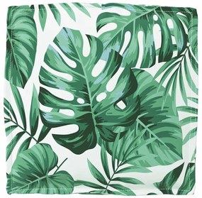 Almofadas de Palete para Assento - 6 peças com Padrão de Folhas, 40x40