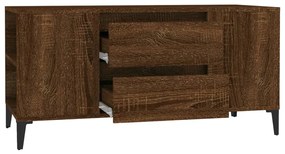 Móvel p/ TV 102x44,5x50 cm derivados madeira carvalho castanho