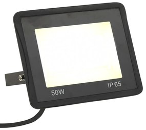 Projetores c/ iluminação LED 2 pcs 50 W branco quente
