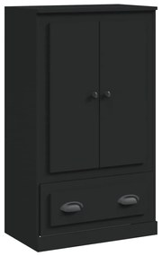 Armário alto derivados de madeira 60x35,5x103,5 cm preto