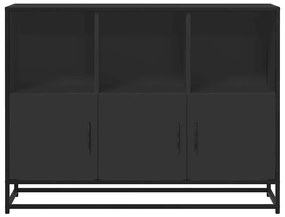 Aparador 100x35x76 cm derivados de madeira preto