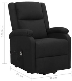 Poltrona elevatória tecido preto