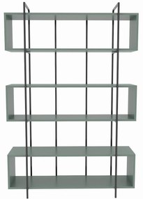 Estante Bruti – Verde e Preto – 120x180x29,6 cm